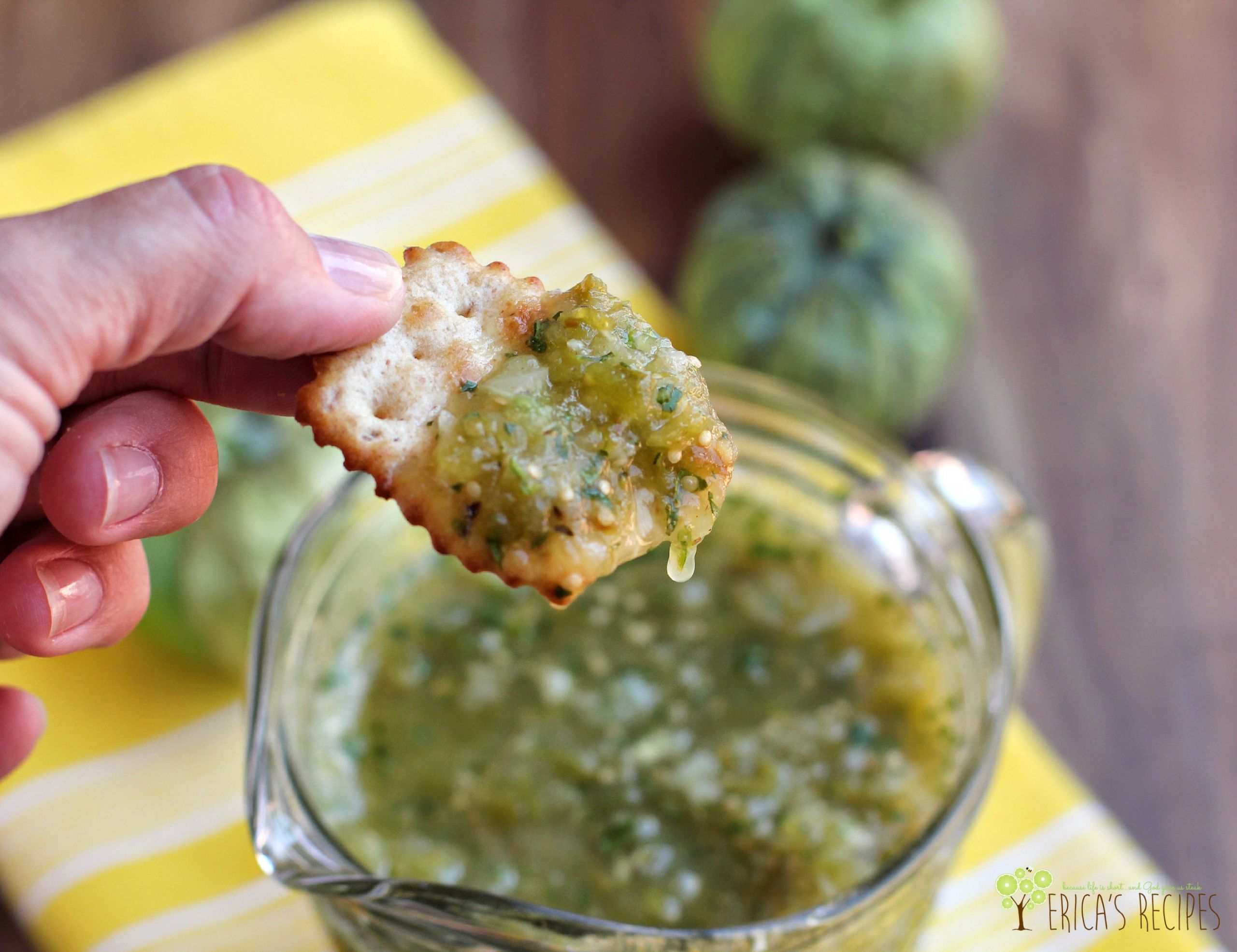 Roasted Tomatillo Salsa Recipe
 Roasted Tomatillo Salsa Salsa Verde Erica s Recipes