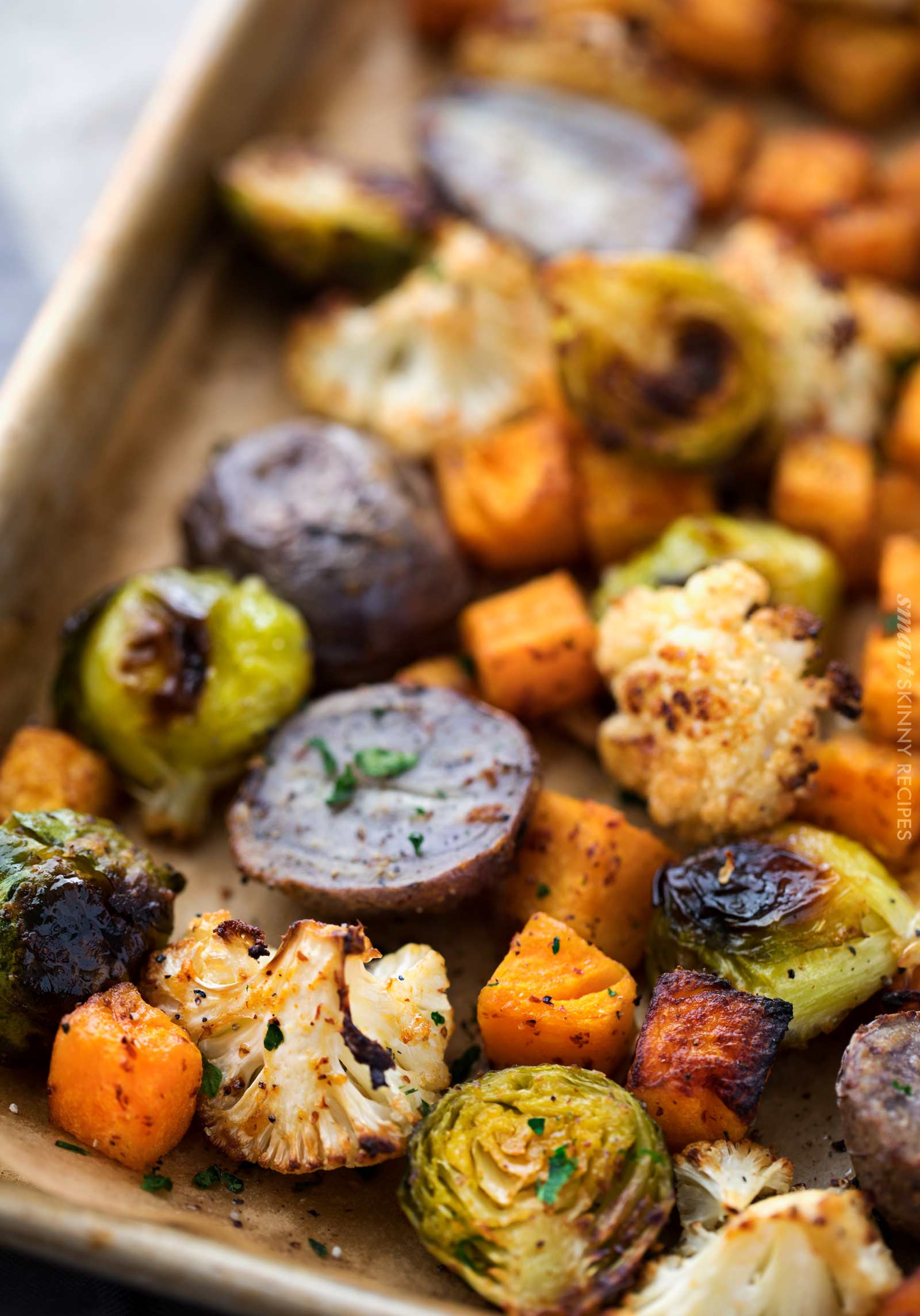 Roasted Vegetables In The Oven
 Sheet Pan Oven Roasted Ve ables Smart Skinny Recipes