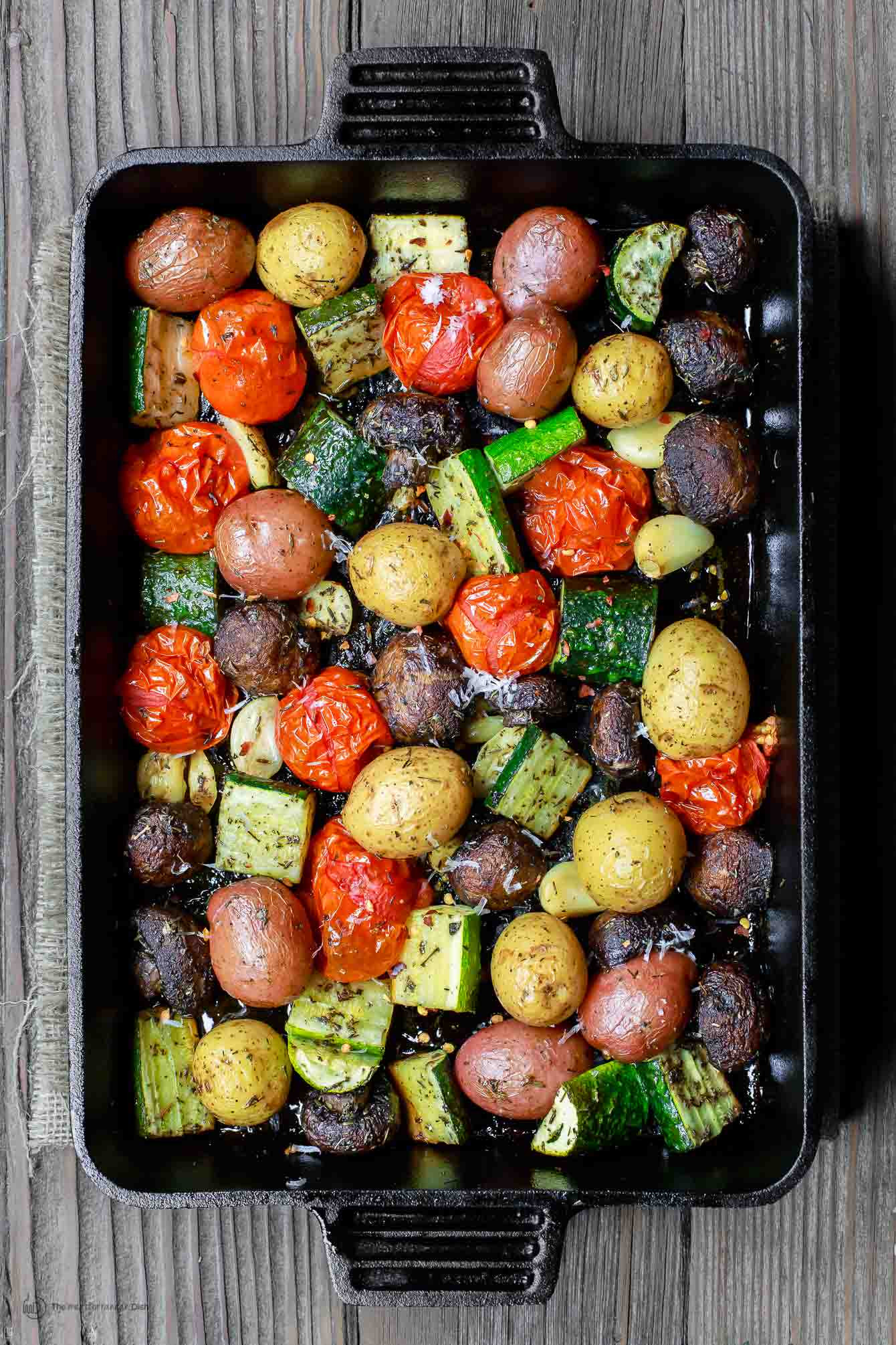 Roasted Vegetables In The Oven
 BEST Italian Oven Roasted Ve ables