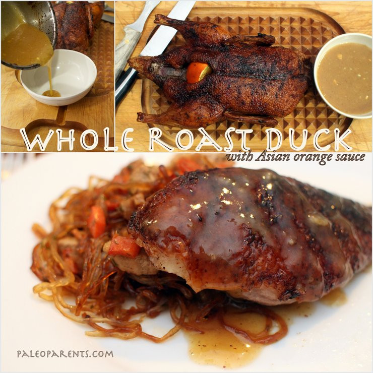 Roasted Whole Duck Recipes
 Whole Roasted Duck with Asian Orange Sauce Primal Palate