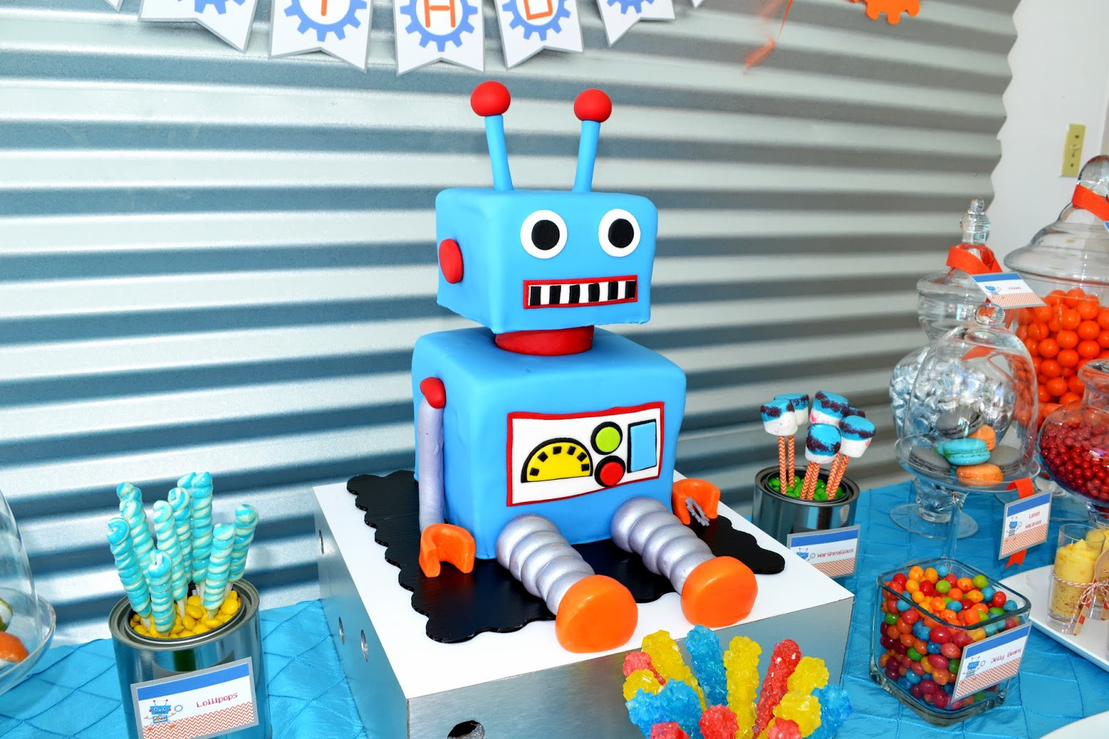 Robot Birthday Party
 Partylicious Events PR Birthdays Robot Party