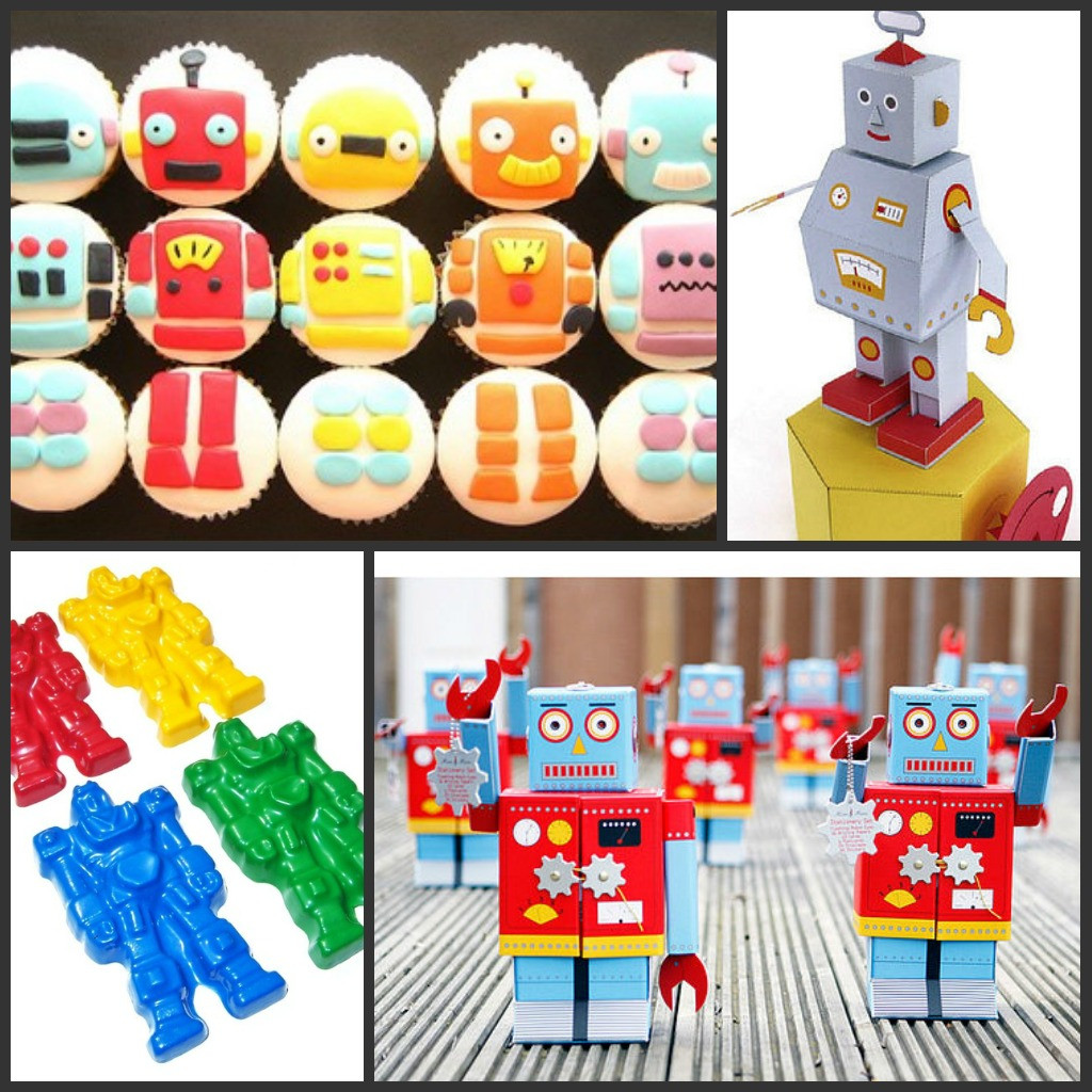 Robot Birthday Party
 Inspired Celebration Robot Themed Party Inspiration