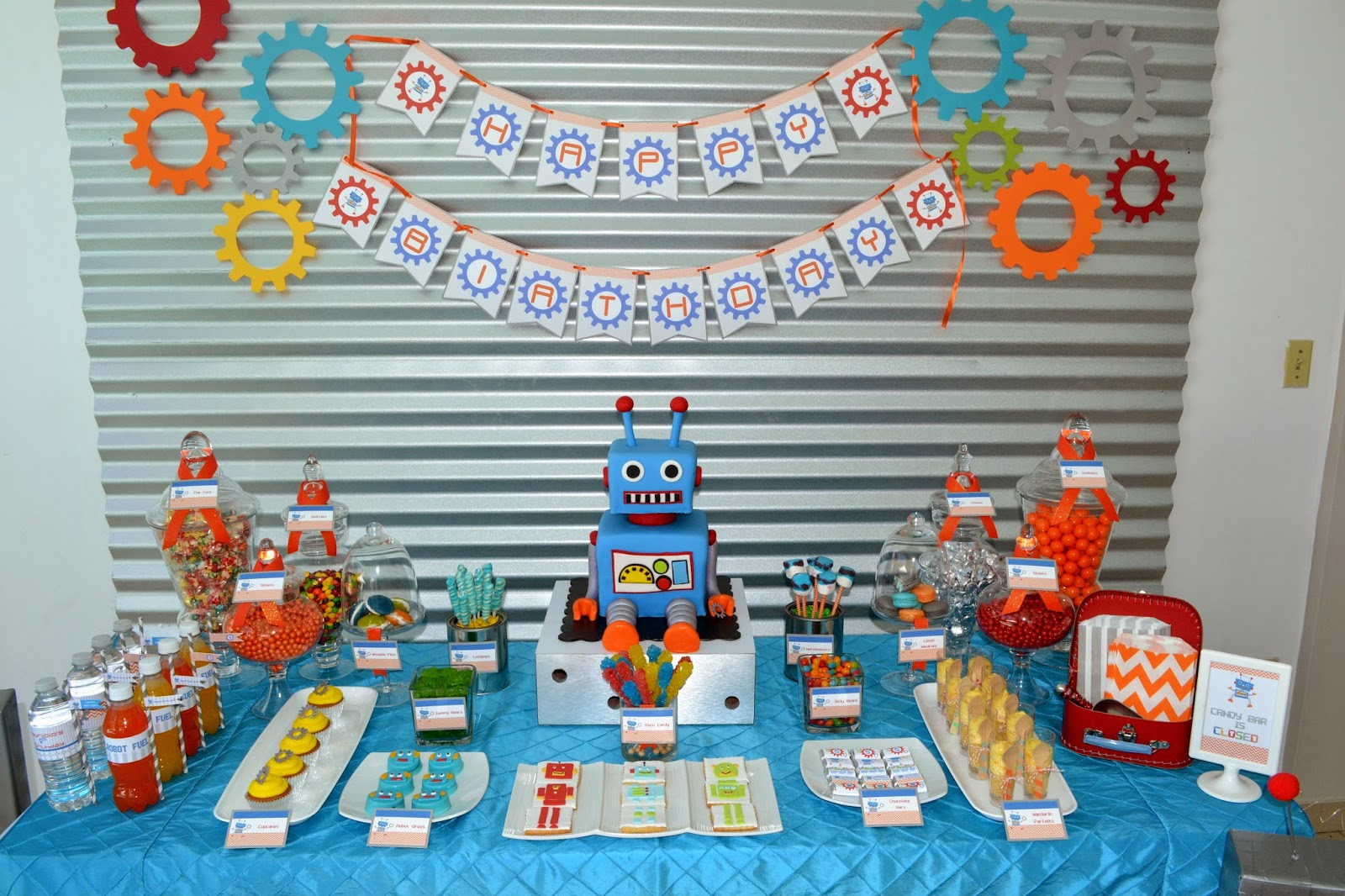 Robot Birthday Party
 Partylicious Events PR Birthdays Robot Party