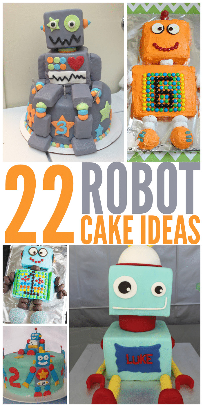 Robot Birthday Party Supplies
 Robot Cake Ideas