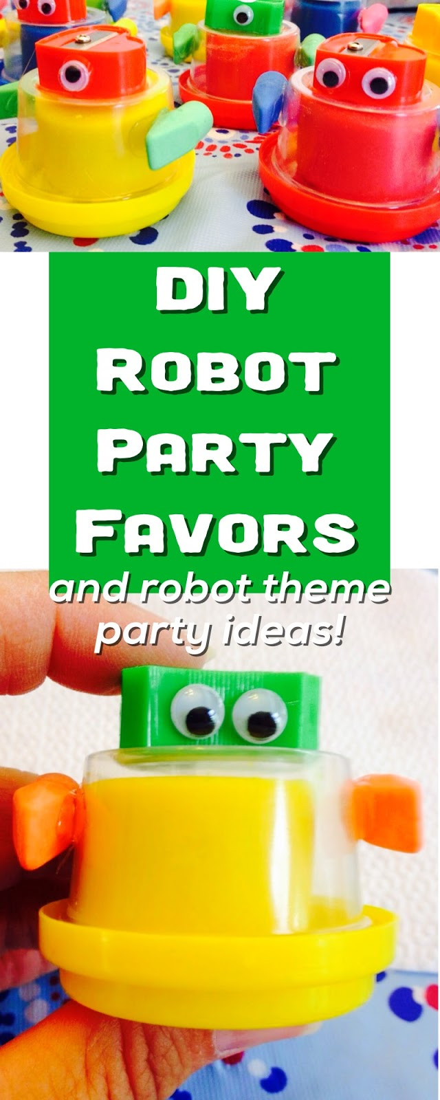 Robot Birthday Party Supplies
 The Jersey Momma A Robot Birthday Party and Robot Party