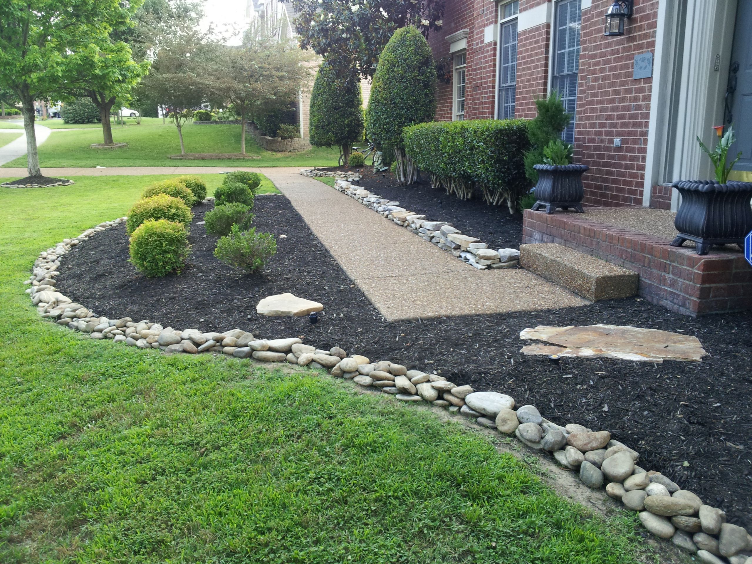 Rock Landscape Edging
 Landscaping Rock Residential Archives Franklin Stone