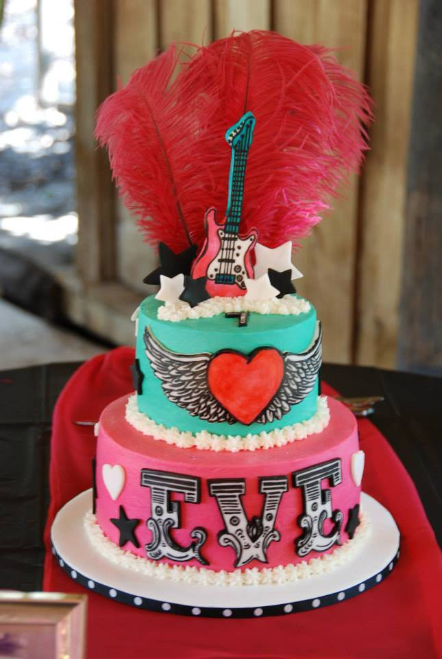 Rock Star Birthday Cake
 Rock Star Birthday Cake by TracyTee on DeviantArt