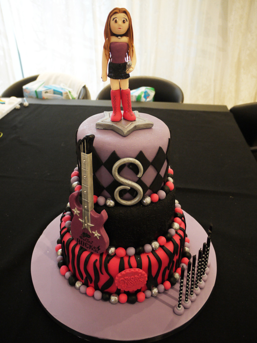 Rock Star Birthday Cake
 Rock Star Birthday Cake CakeCentral