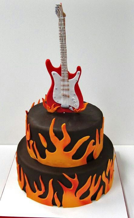 Rock Star Birthday Cake
 Rock star cake