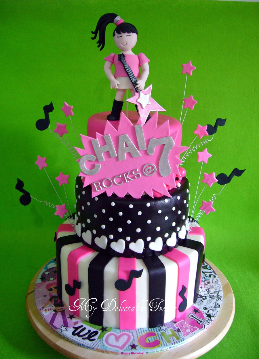 Rock Star Birthday Cake
 Rock Star Theme Cake CakeCentral