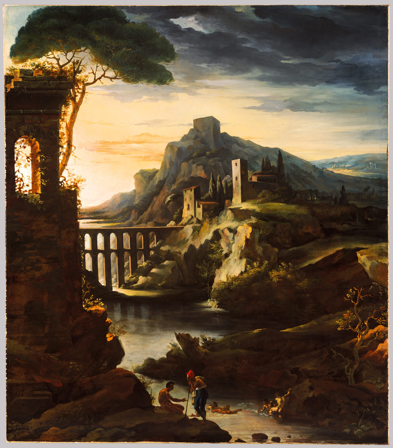 Romantic Landscape Painting
 Gericault’s Romantic Landscape