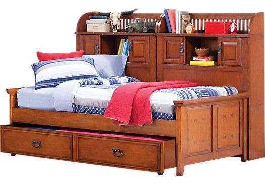 Room To Go Kids Outlet
 Shop for a Mission Oak 5 Pc Bookcase Full Daybed at Rooms