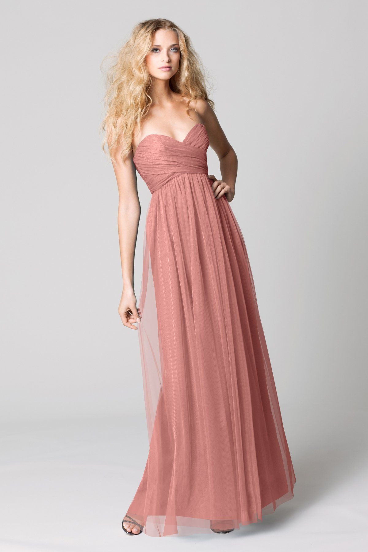 Rose Colored Wedding Dresses
 I actually wore this dress at my cousin s wedding this