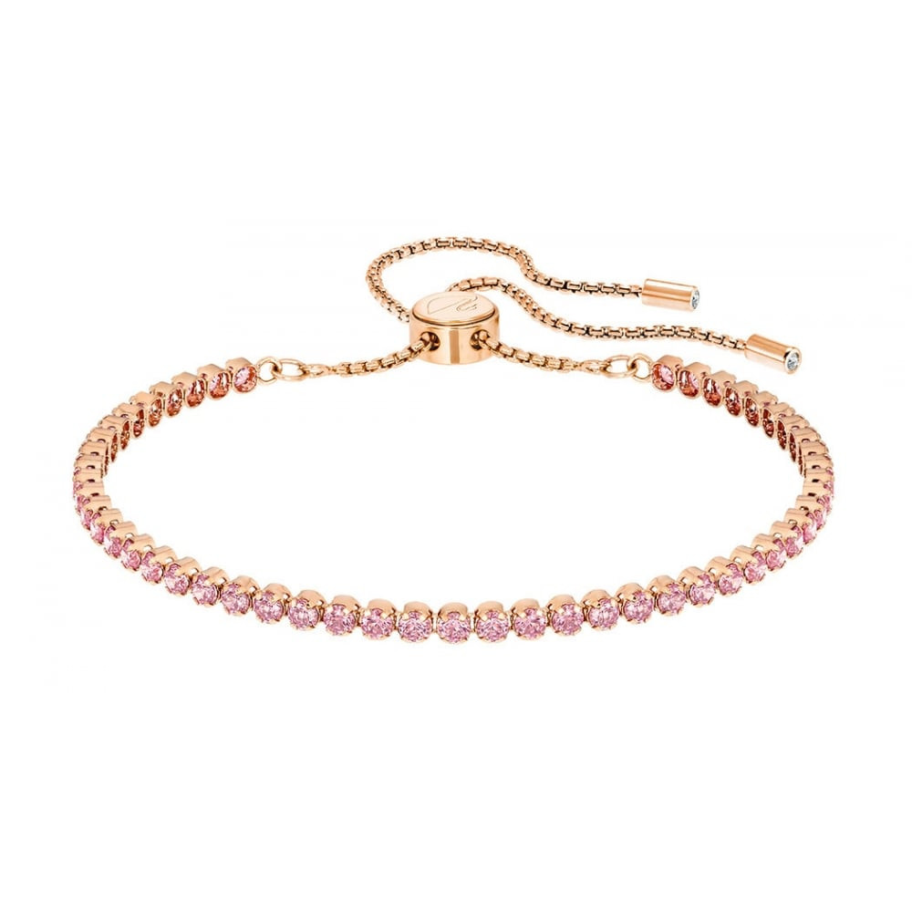 Rose Gold Bracelet
 Swarovski Subtle Rose Gold & Pink Crystal Bracelet