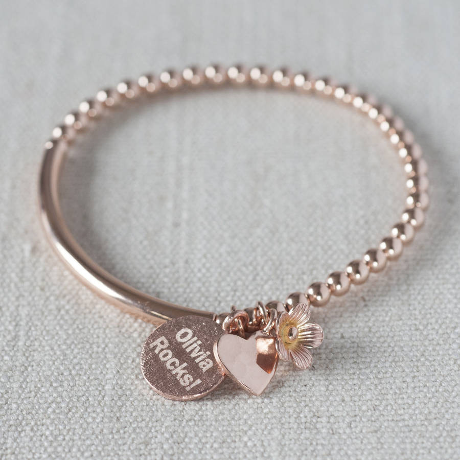 Rose Gold Bracelet
 14k Rose Gold Filled Bracelet By Oh So Cherished