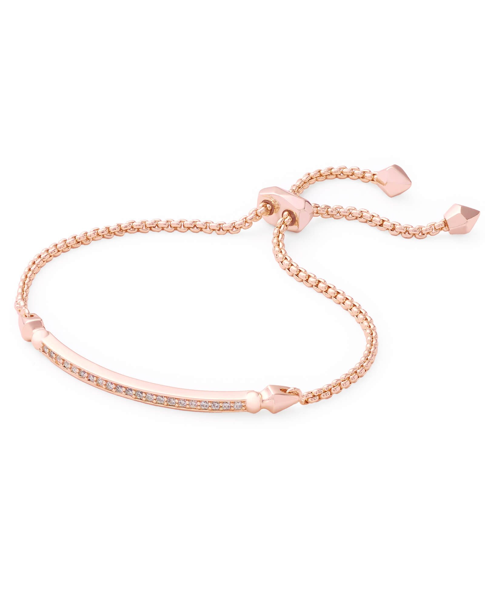 Rose Gold Bracelet
 Ott Adjustable Chain Bracelet in Rose Gold