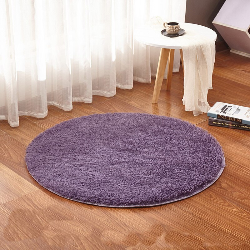 Round Rug Kids Room
 Fluffy bedroom Round Rug Carpets Yoga Living Room Kilim