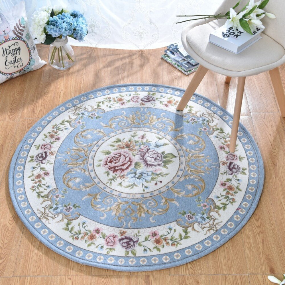 Round Rug Kids Room
 European Dorni Jacquard Round Rug puter Chair Round