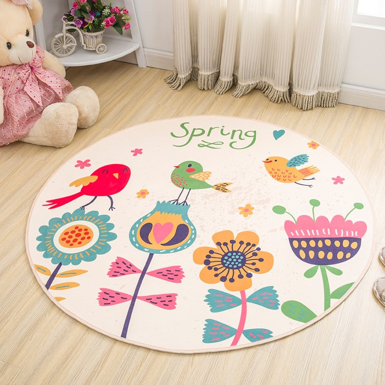 Round Rug Kids Room
 Round Carpet Kids Room Rug Door Mat Carpets for Living