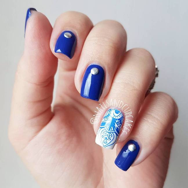 Royal Blue Nail Designs
 Experience the Glamorous Style of Royal Blue Nail Designs