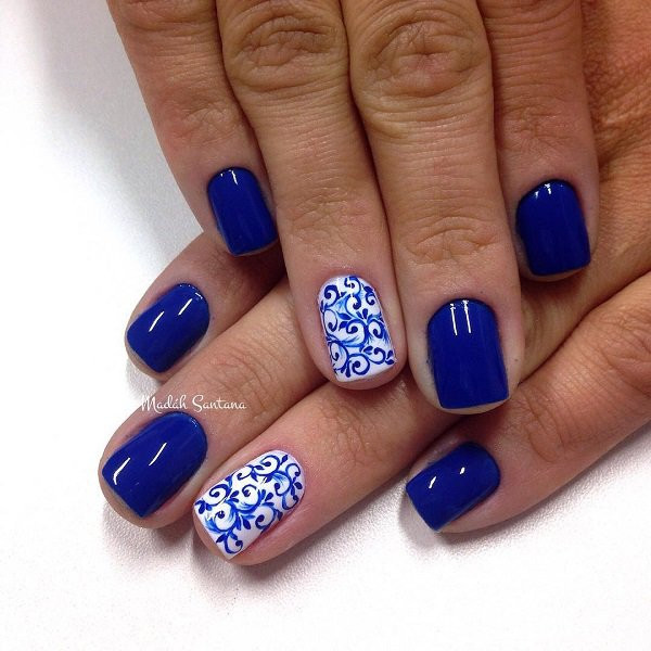 Royal Blue Nail Designs
 81 Cool Royal Blue Nail Art Design Ideas For Trendy Girls