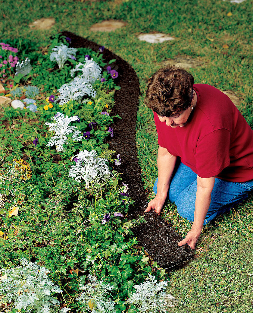 Rubber Landscape Edging
 Rubber Landscape Edging Recycled Rubber