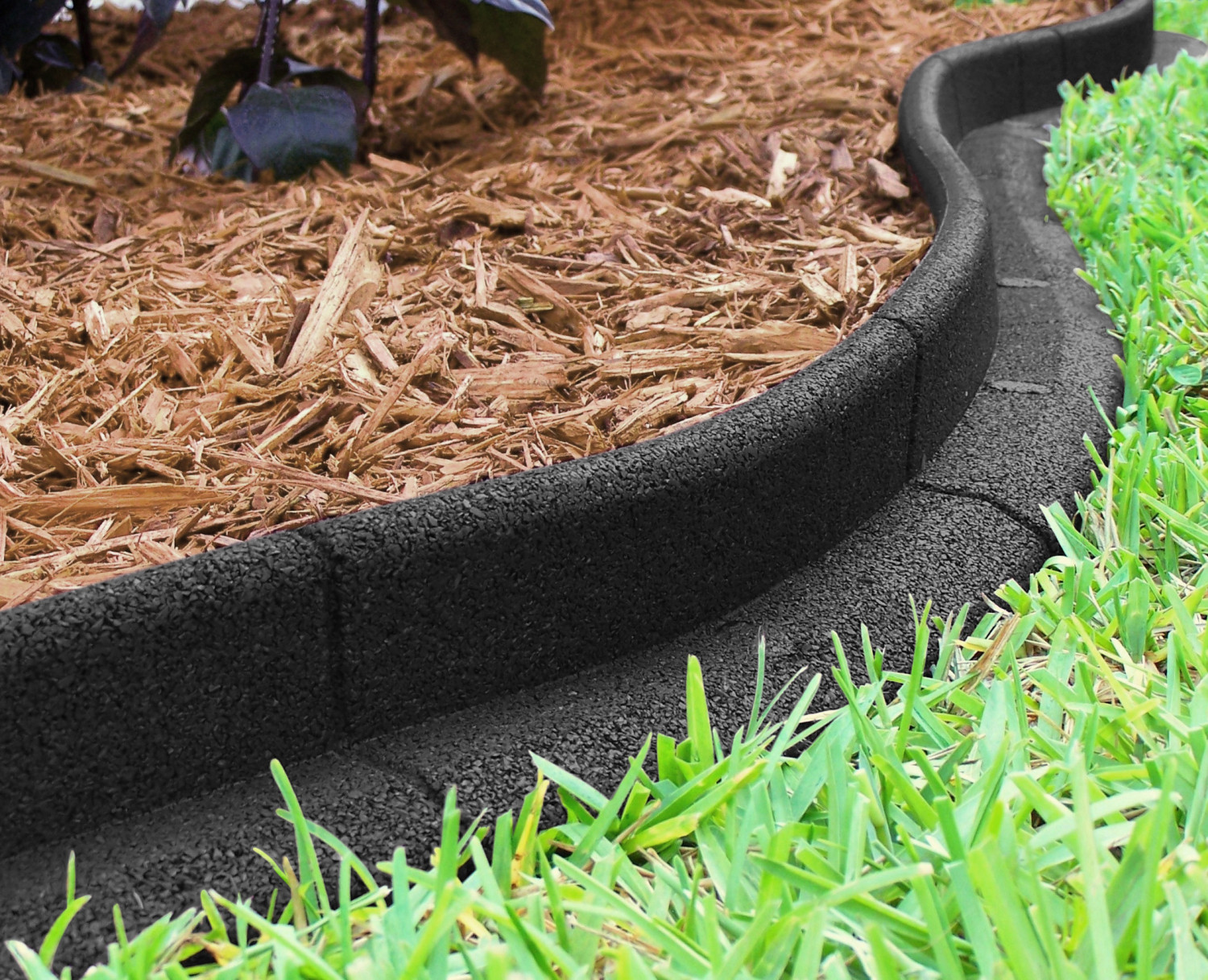 Rubber Landscape Edging
 EcoBorder Rubber Landscape Edging No Trimming Digging 6