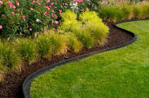 Rubber Landscape Edging
 Lasting Beauty™ 4 Rubber Premium Landscape Edging at Menards