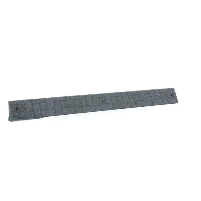 Rubberific Landscape Edging
 Rubberific 4 ft Gray Rubber Landscape Edging Section in