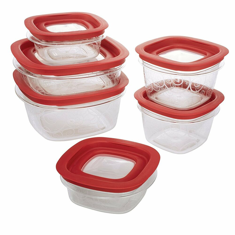 Rubbermaid Kitchen Storage
 Rubbermaid 12 Piece Premier Food Storage Container Set