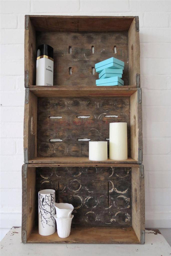 Rustic Bathroom Wall Cabinet
 Vintage Bathroom Cabinet Cupboard Wall Rack Display Shelf