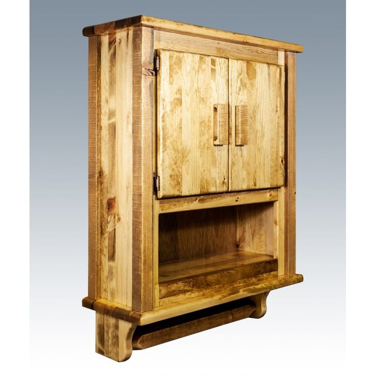 Rustic Bathroom Wall Cabinet
 Homestead Barnwood Wall Cabinet