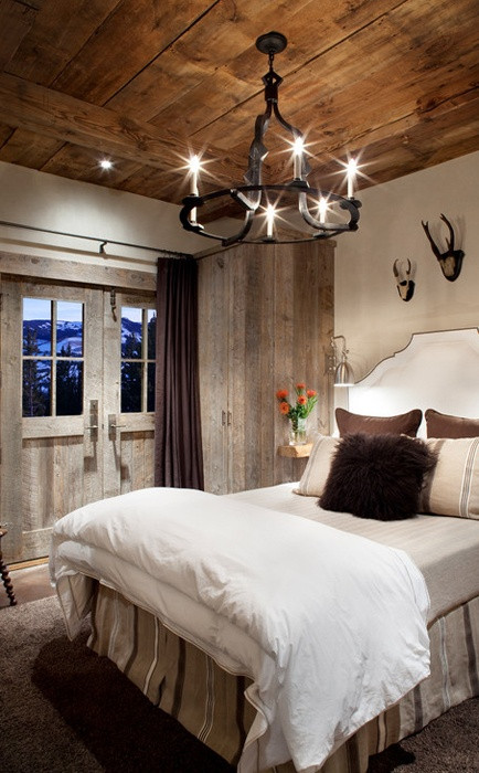 Rustic Bedroom Lighting
 65 Cozy Rustic Bedroom Design Ideas DigsDigs