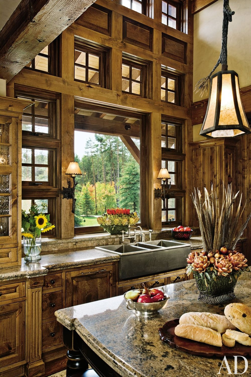 Rustic Cabin Kitchen
 Nature Inspired – Bring in the Outdoors with these Simple