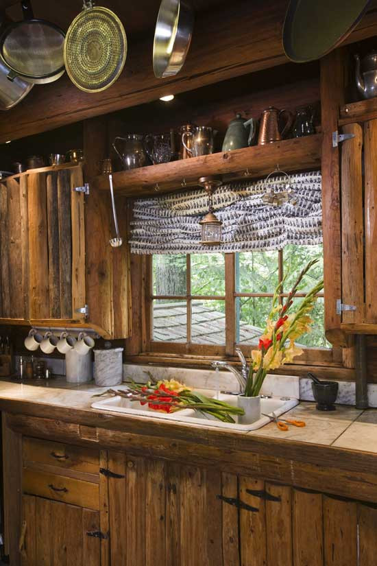 Rustic Cabin Kitchen
 FARM LIFE LESSONS 73 A Mutt Kitchen