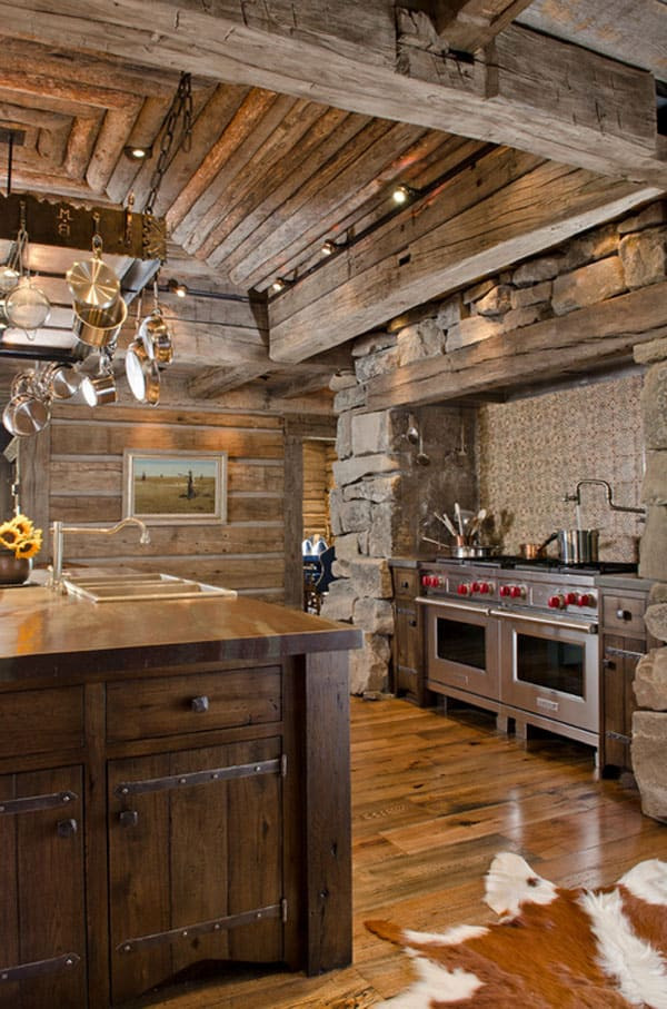 Rustic Cabin Kitchen
 53 Sensationally rustic kitchens in mountain homes