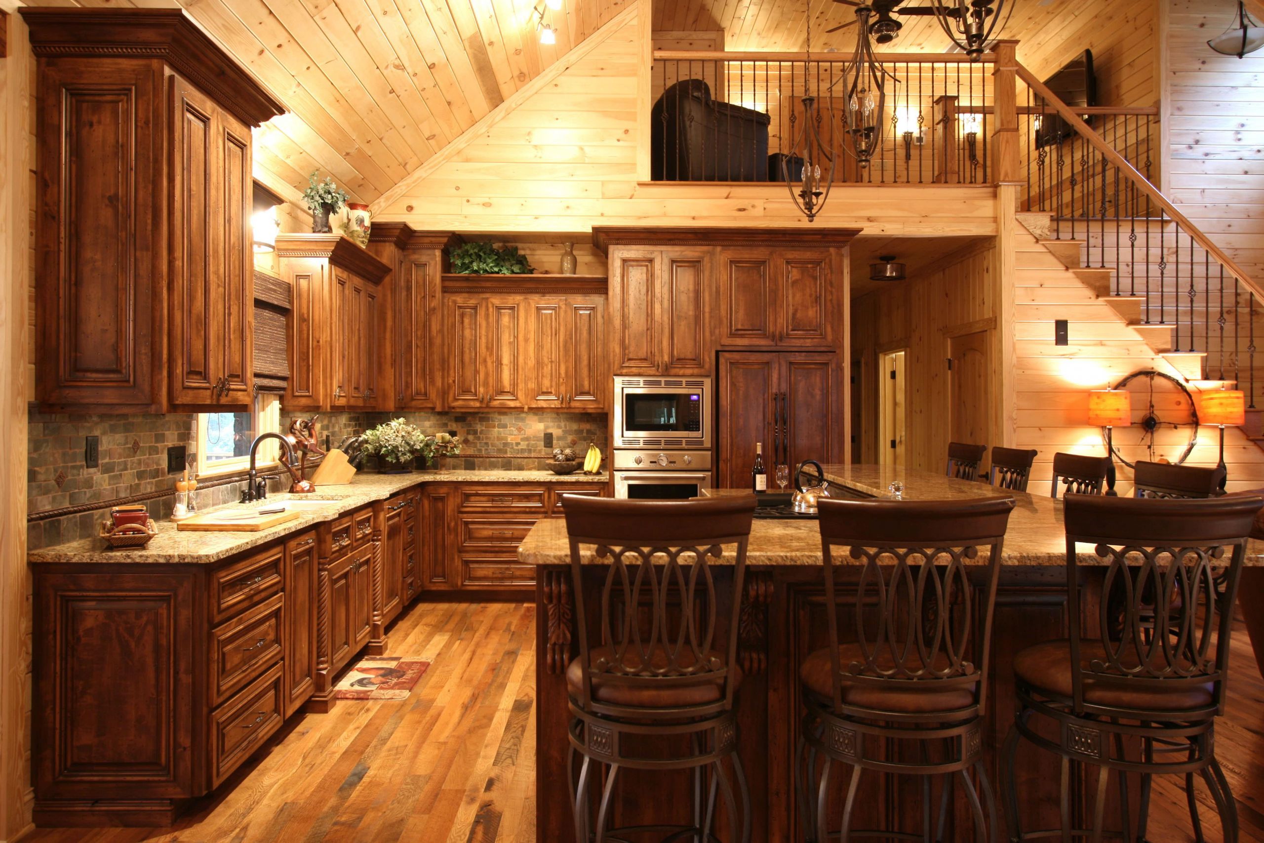 Rustic Cabin Kitchen
 Rustic Home Project 1