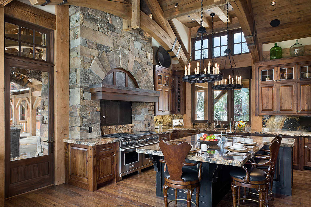 Rustic Cabin Kitchen
 15 Inspirational Rustic Kitchen Designs You Will Adore