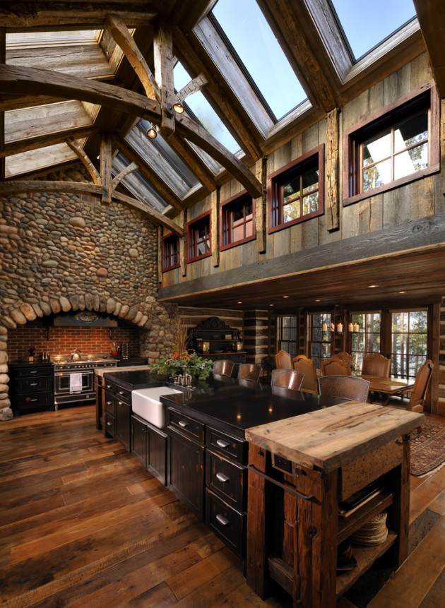 Rustic Cabin Kitchen
 15 Warm & Cozy Rustic Kitchen Designs For Your Cabin