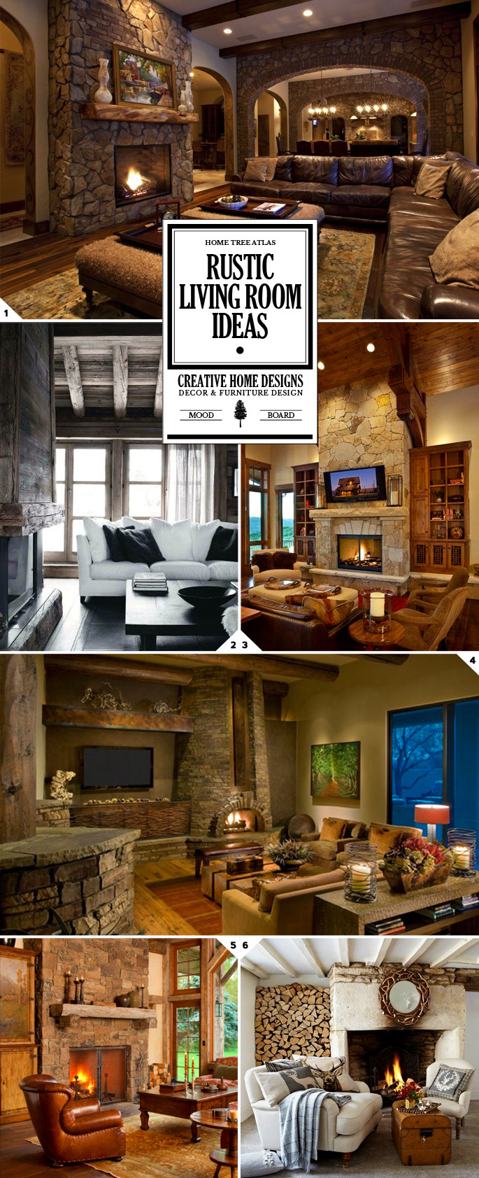 Rustic Colors For Living Room
 Rustic Living Room Ideas Decor and Furniture Designs
