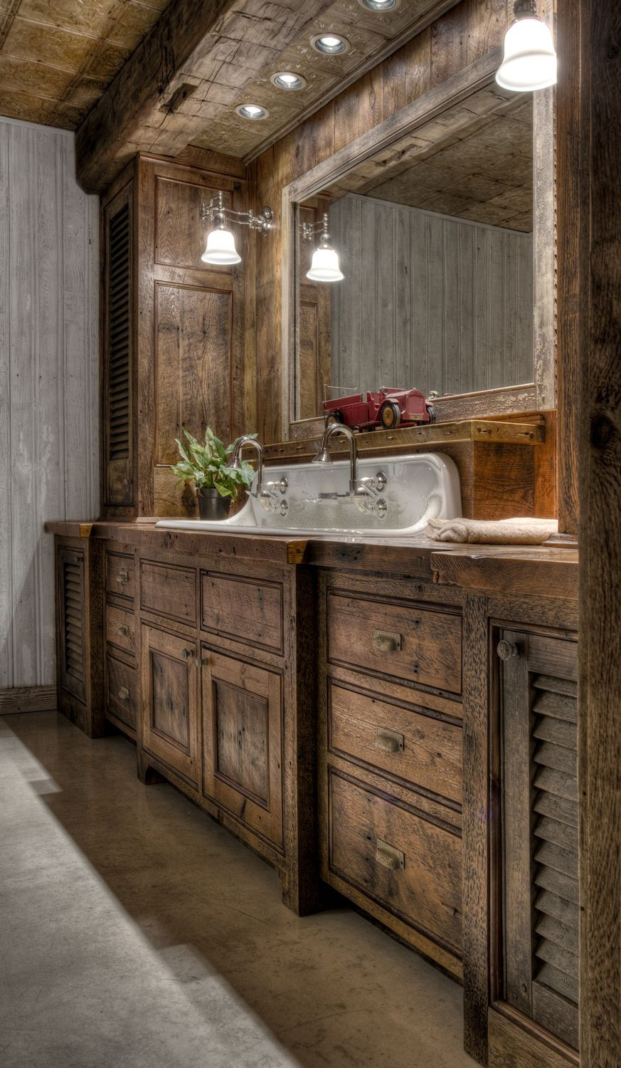 Rustic Double Bathroom Vanity
 30 Best Ideas About Rustic Bathroom Vanities You ll Love
