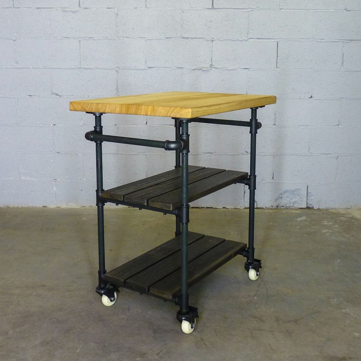 Rustic Kitchen Cart
 Hoboken Rustic Kitchen Cart