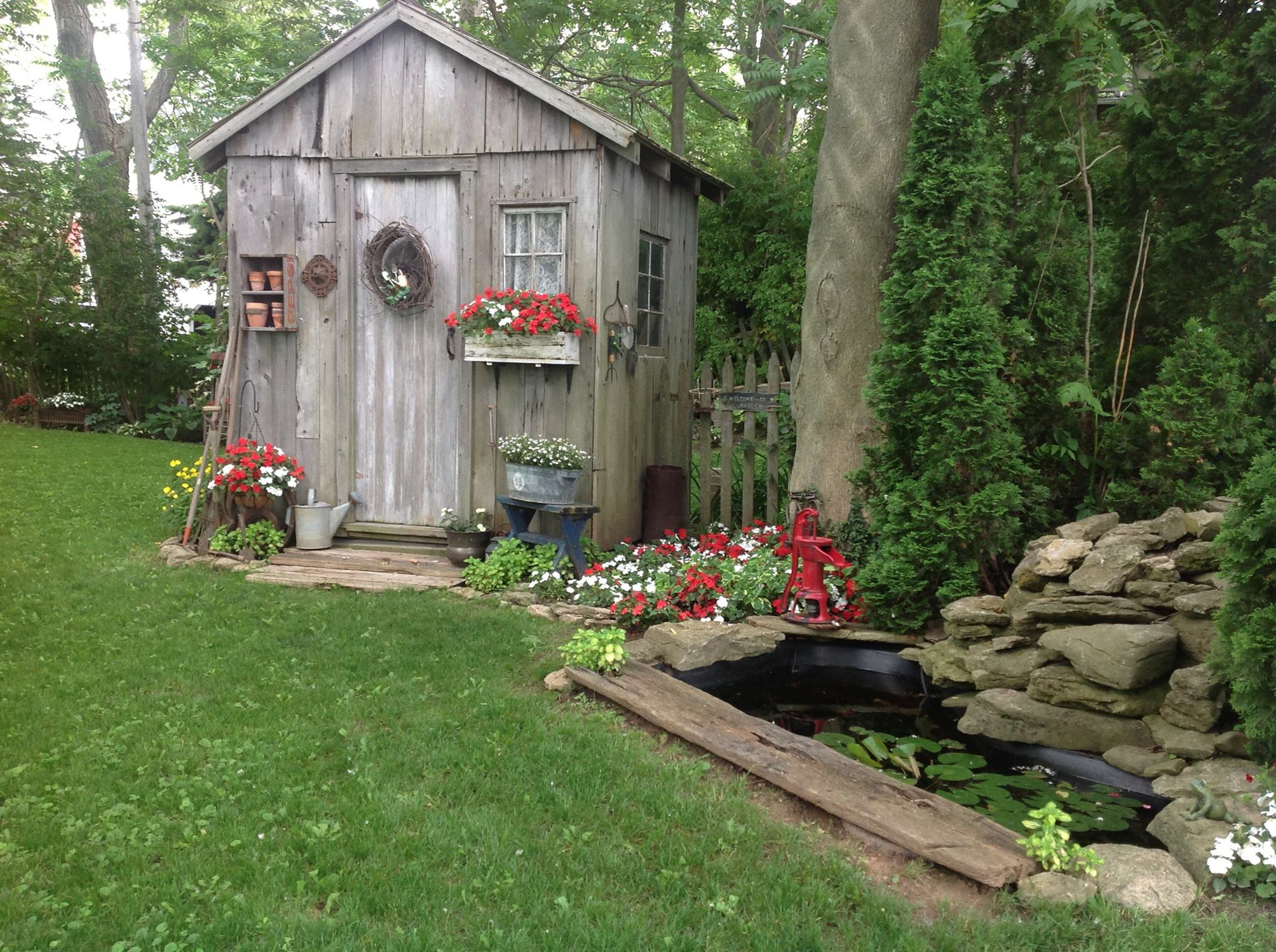 Rustic Outdoor Landscape
 Fairytale Backyards 30 Magical Garden Sheds
