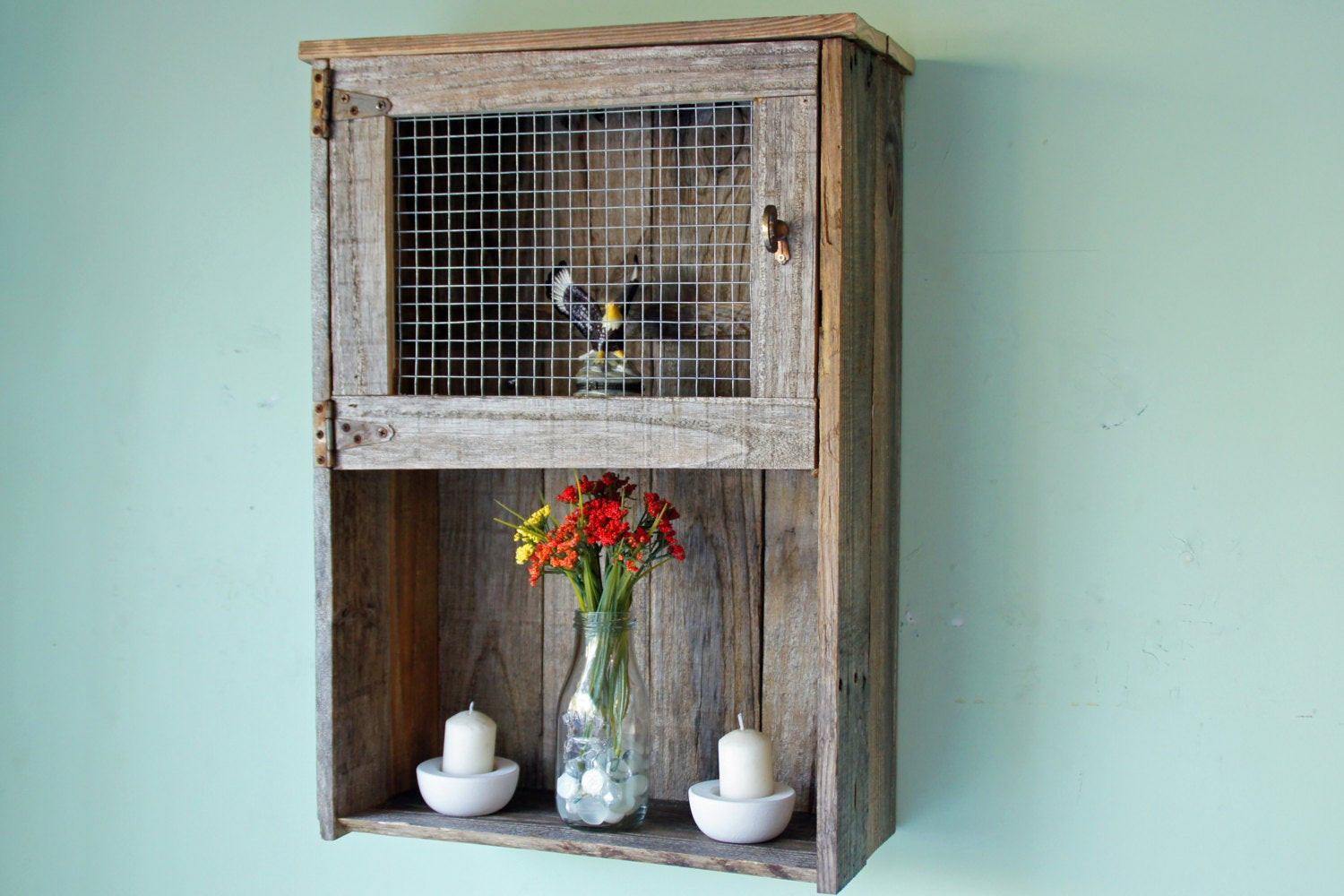 Rustic Wall Cabinet For Bathroom
 Rustic Wall Cabinet Reclaimed Wood Wall Cabinet Bathroom