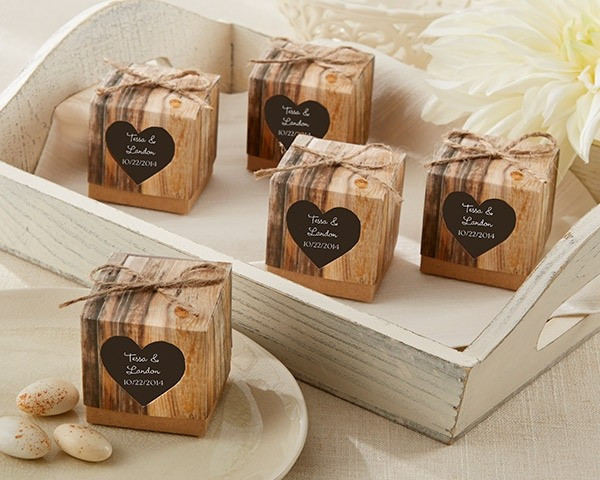 Rustic Wedding Gifts
 Rustic wedding favors ideas – pass the romantic love to