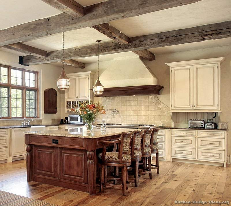 Rustic White Kitchen
 Rustic Kitchen Designs and Inspiration
