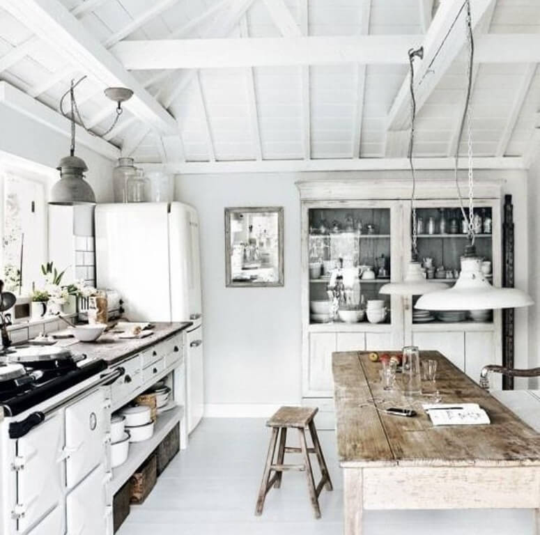 Rustic White Kitchen
 12 Rustic Scandinavian Kitchen Design Ideas s