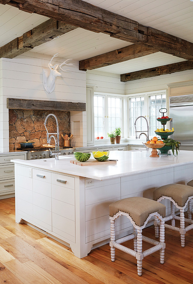 Rustic White Kitchen
 Interior Design Ideas Home Bunch Interior Design Ideas