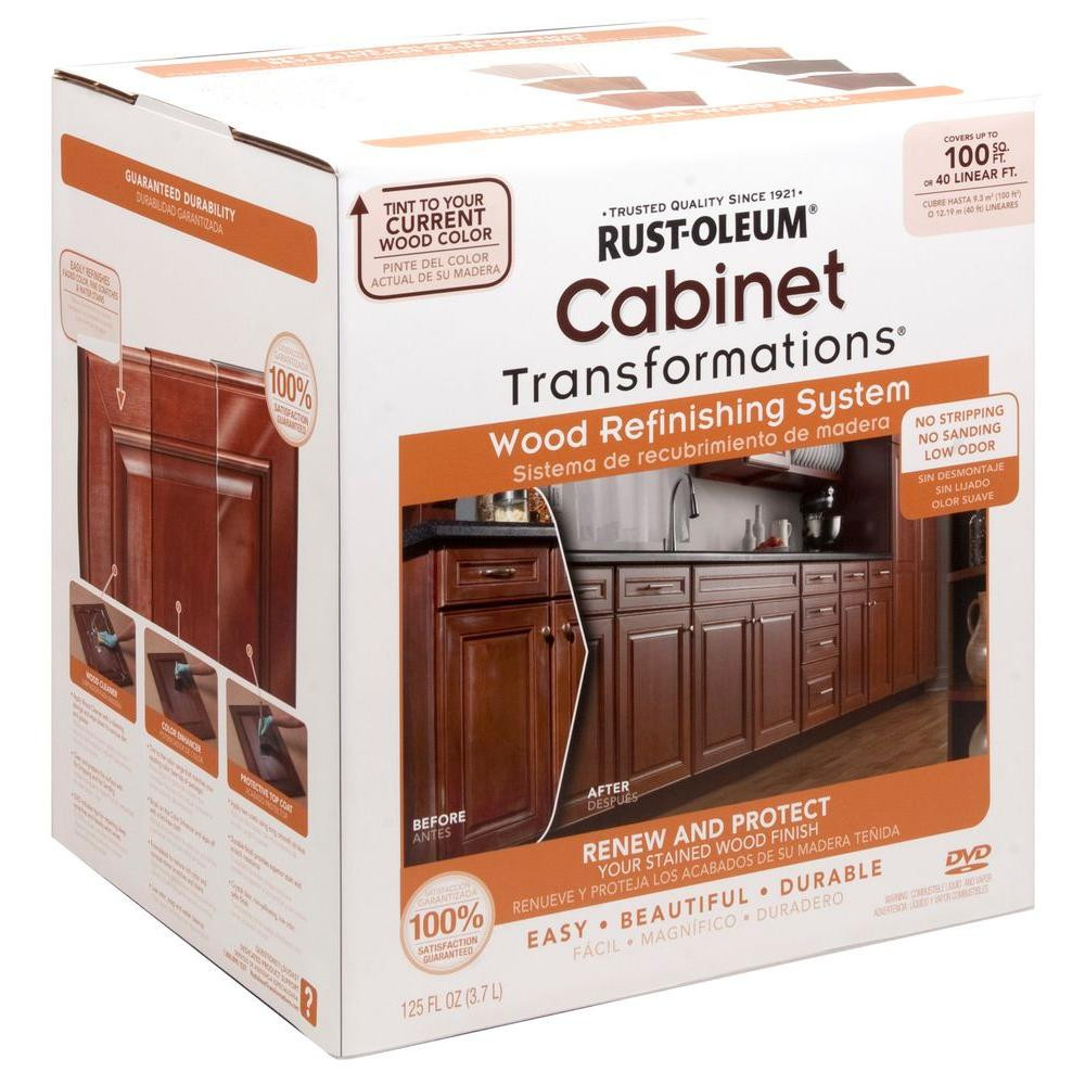 Rustoleum Kitchen Cabinet Kit
 Rust Oleum Transformations Cabinet Wood Refinishing System
