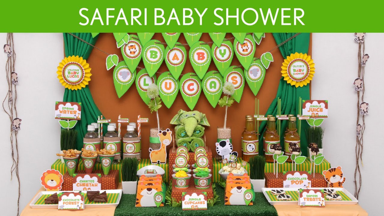Safari Baby Shower Decoration Ideas
 Safari Baby Shower Party Ideas Safari S10
